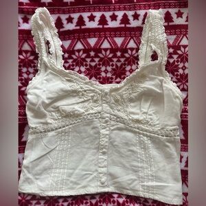 *Brand New* Cropped Detailed Shirt